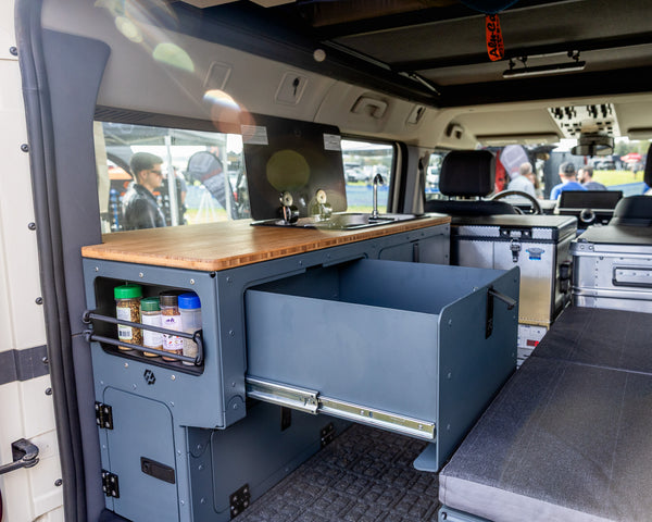 Ineos Grenadier Full Camper Interior Kitchen / Couch Modules