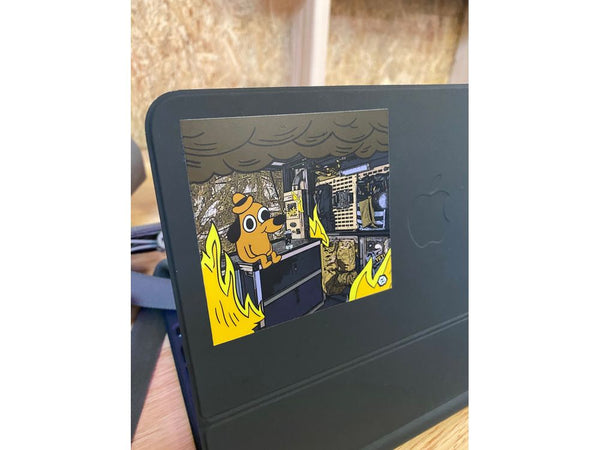V2 Dog Patch and Sticker