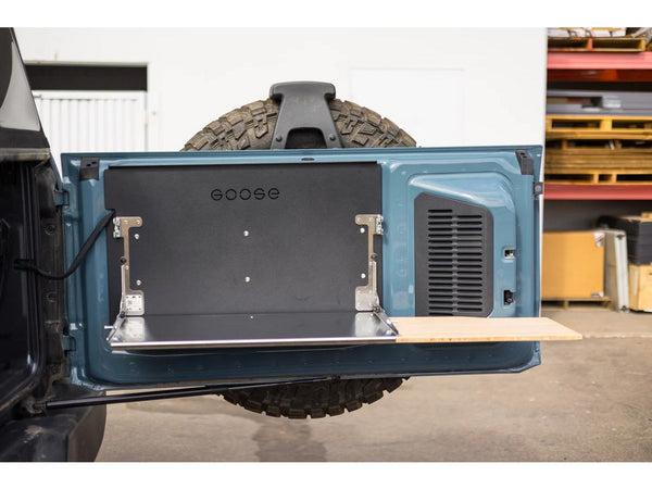 Ford Bronco 2021-Present Folding Tailgate Table - Goose Gear Edition