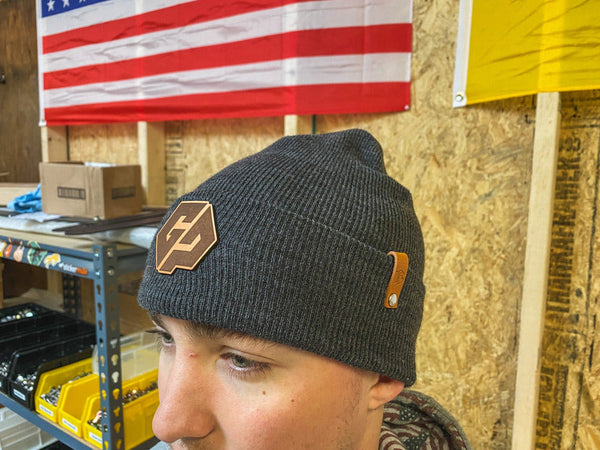 GP Beanie w/ GP Logo Leather Patch