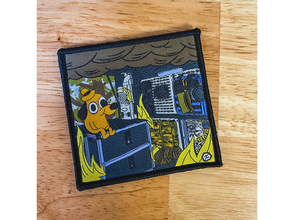V2 Dog Patch and Sticker