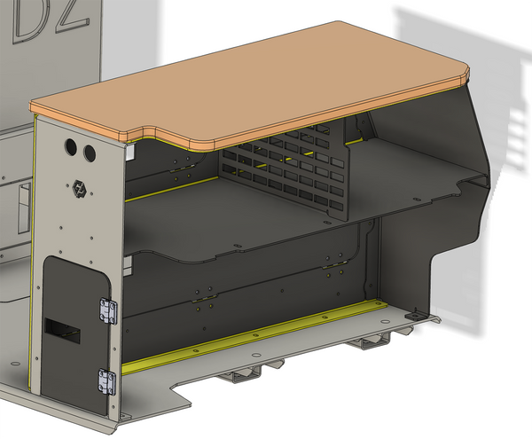 GP Ineos Grenadier Rear Cargo Cabinet with Counter (Passenger Side) Kit
