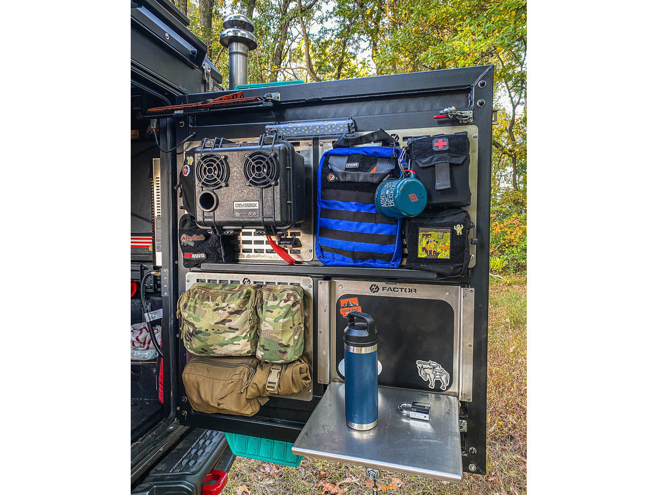 GP Factor Canopy Camper Full Folding Stainless Table W/ Cutting Board –  Overland Addict